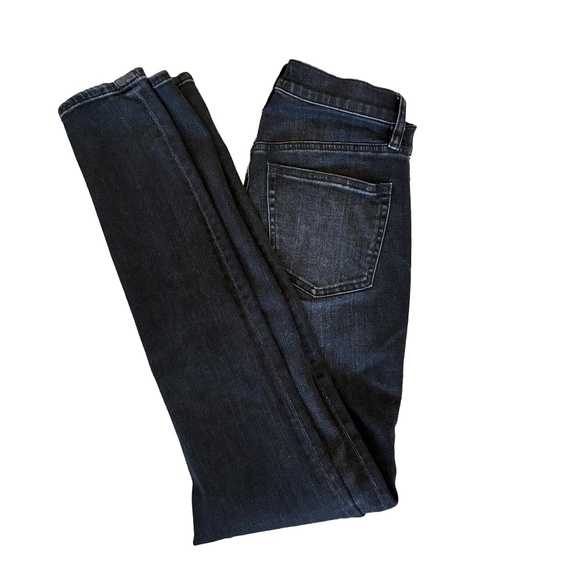 J. Crew Black 9” High-Rise Toothpick Jeans 26T | Sleek Tall Skinny Denim - Picture 2 of 9